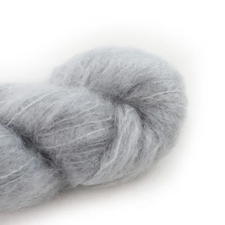 Cowgirlblues Fluffy Mohair Unicolor Silver Räv Snabb leverans