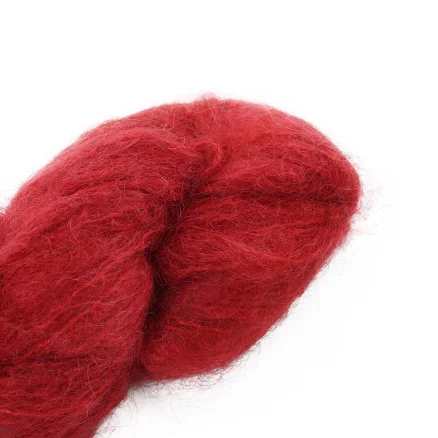 Cowgirlblues Fluffy Mohair Unicolor Chili Peppar Trygg betalning