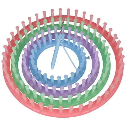 Expressleverans Påtring/Stickringsset – 4 storlekar inkl. nål och krok