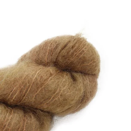 Snabb leverans Cowgirlblues Fluffy Mohair Unicolor Kamel
