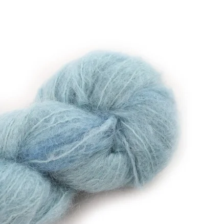 Cowgirlblues Fluffy Mohair Unicolor Celadon Expressleverans
