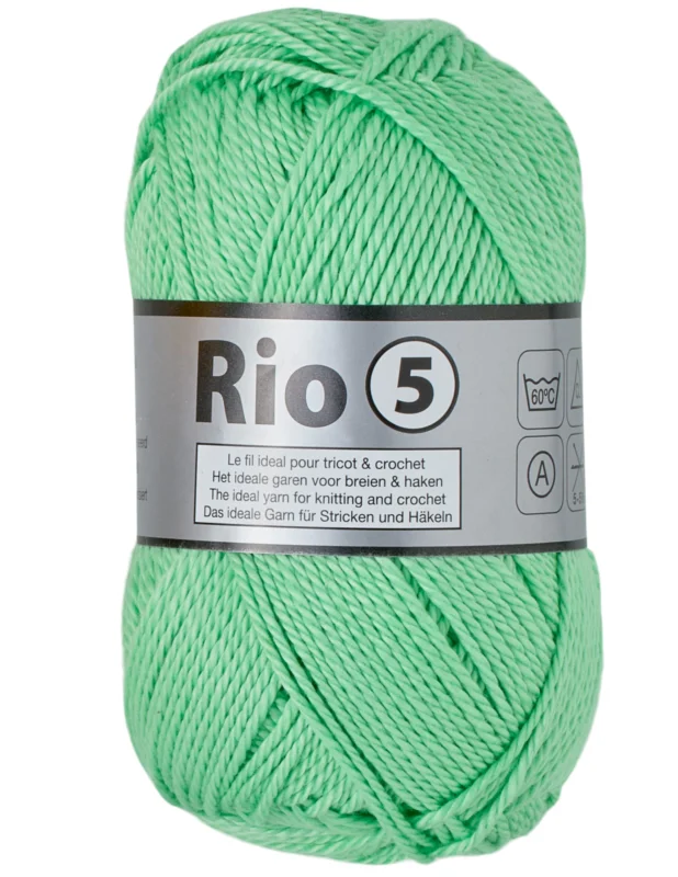 Populärt val Rio 5 Merceriserad Bomulls garn Lammy Yarn Fv 841