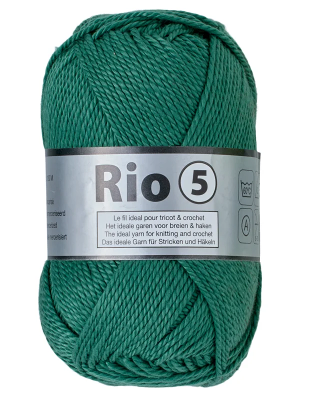 Rio 5 Merceriserad Bomulls garn Lammy Yarn Fv 458 Fynd