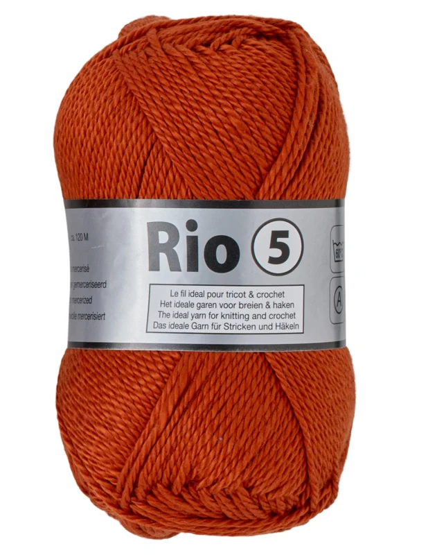 Rio 5 Merceriserad Bomulls garn Lammy Yarn Fv 859 Extra rabatt