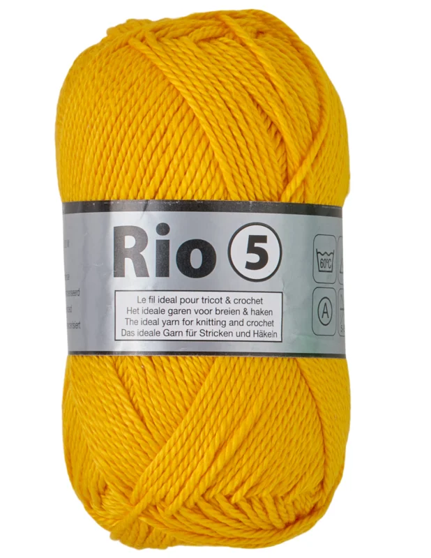 Rio 5 Merceriserad Bomulls garn Lammy Yarn Fv 372 Kundfavorit