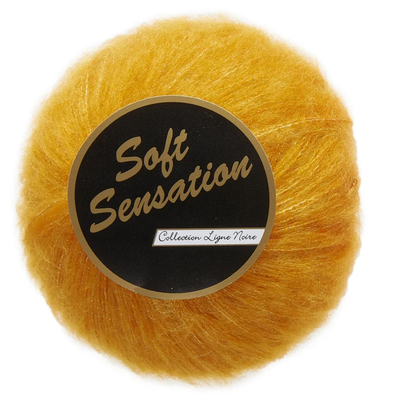 Erbjudandepris Lammy Soft Sensation Garn Med Lurex 25 Gram 0603 Curry Gul