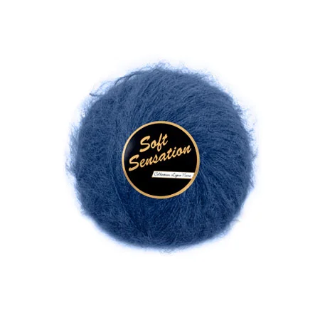 Begränsat antal Lammy Soft Sensation Garn 890 Blå