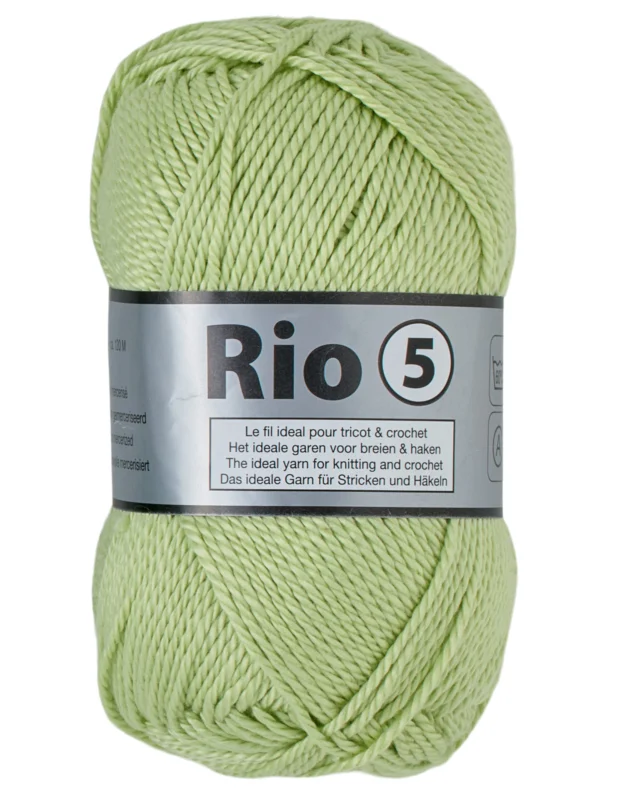 risnedsättning Rio 5 Merceriserad Bomulls garn Lammy Yarn Fv 45