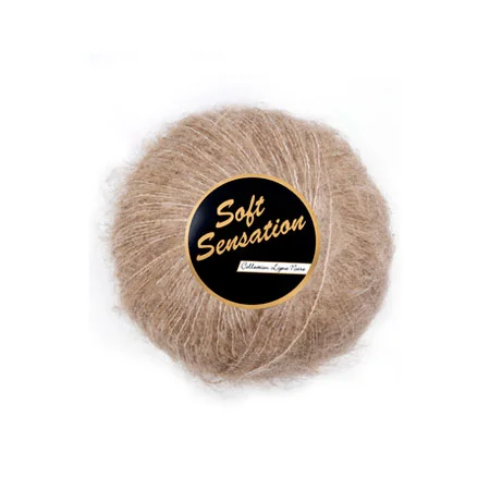 Snabb frakt Lammy Soft Sensation Garn 792 Lys Brun
