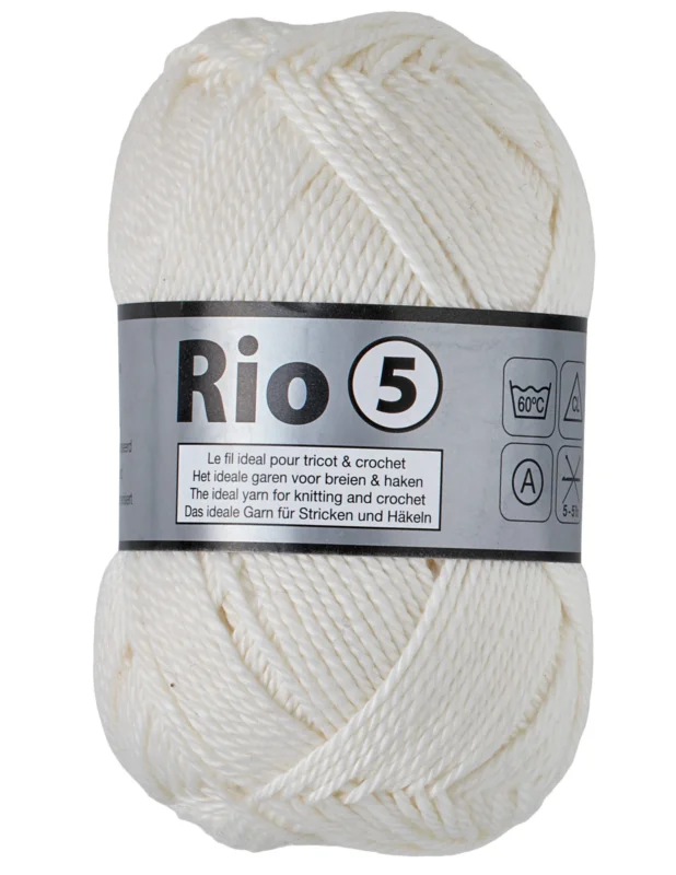 Endast denna vecka Rio 5 Merceriserad Bomulls garn Lammy Yarn Fv 5