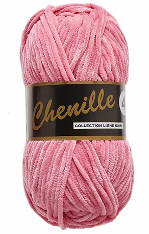Lammy Chenille 4 50 GR Nallebjörn Garn – 0730 Rosa Begränsad tid