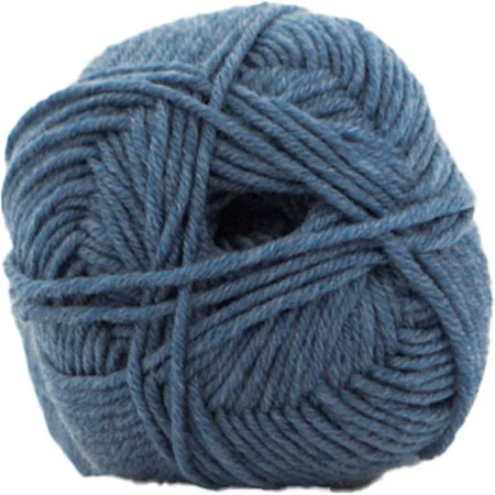 Hjertegarn Extrafine Merino 120 Garn – fv 1944 Melange Lyse Blå Erbjudandepris