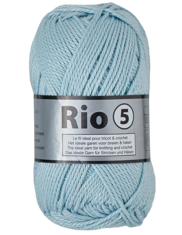 Kundfavorit Rio 5 Merceriserad Bomulls garn Lammy Yarn Fv 50