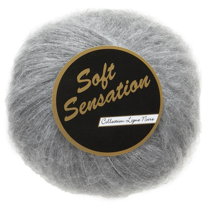 Lammy Soft Sensation Garn Med Lurex 25 Gram 0605 Grå Billig