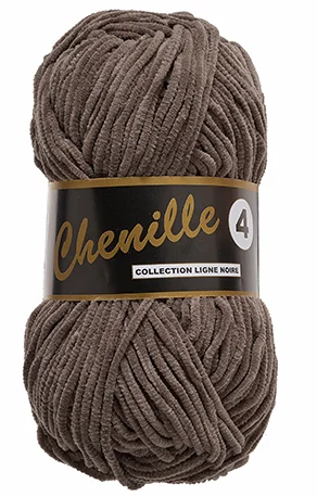 Erbjudandepris Lammy Chenille 4 50 GR Nallebjörn Garn – 0048 Brun