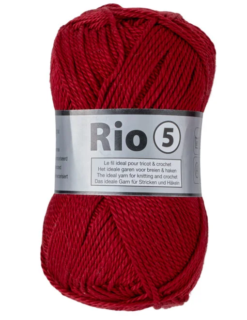 Rio 5 Merceriserad Bomulls garn Lammy Yarn Fv 42 Premium