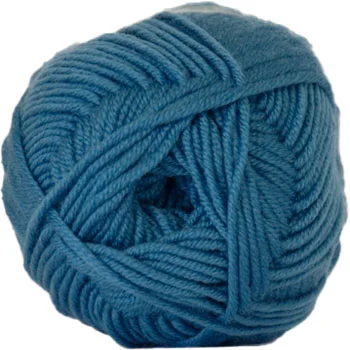 Snabb leverans Hjertegarn Extrafine Merino 120 Garn- fv 4222 Mellanblå