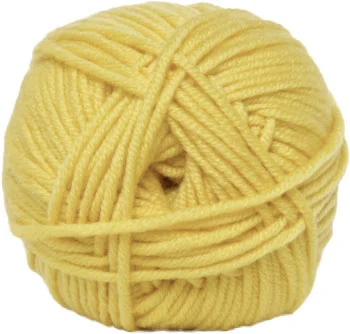 Snabb leverans Hjertegarn Extrafine Merino 150 Garn – fv 7441 Ljus gul