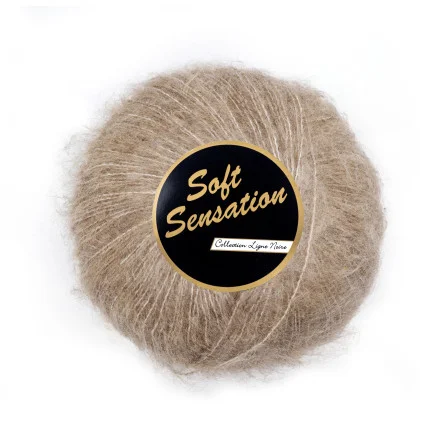 Populär Lammy Soft Sensation Garn 792 Ljusbrun