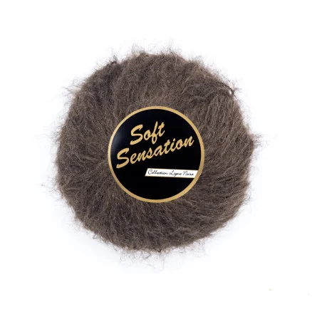 Lammy Soft Sensation Garn 110 Mörkbrun Outlet