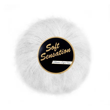 Kampanj Lammy Soft Sensation Garn 5 Vit