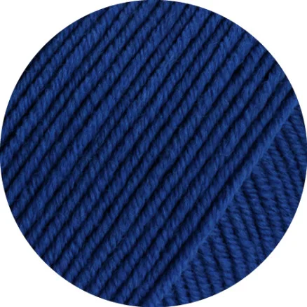 Lana Grossa Cool Wool Garn 2099 Marinblå Snabb leverans