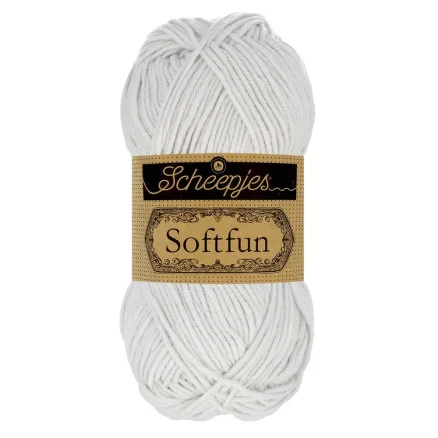 Scheepjes Softfun Garn Unicolor 2627 Mist Rabatt