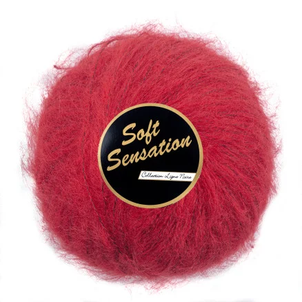 Populärt val Lammy Soft Sensation Garn 43 Röd
