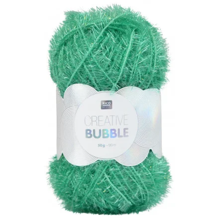 Rico Creative Bubble Garn Unicolor 009 Grön Endast denna vecka