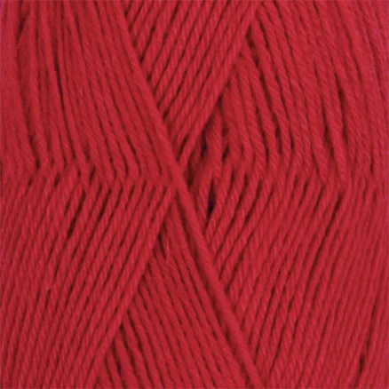 Drops Nord Garn Unicolor 14 Röd Rabatt