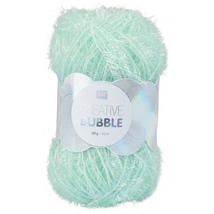 Köp online Rico Creative Bubble Garn Unicolor 008 Mint