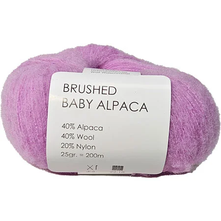 Populär Brushed Baby Alpaca/Merino Garn Hjertegarn Fv 1830