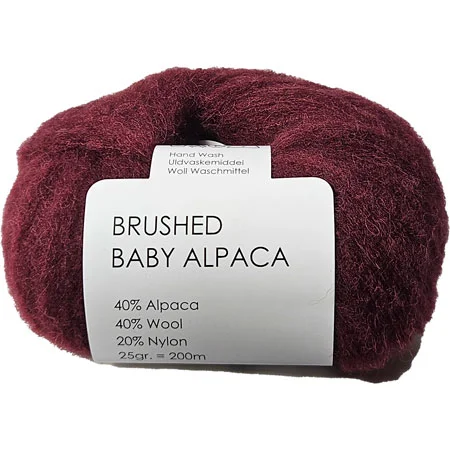 Lägg i varukorgen Brushed Baby Alpaca/Merino Garn Hjertegarn Fv 2130