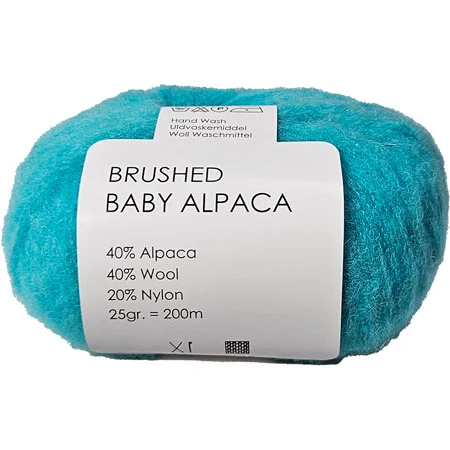 Brushed Baby Alpaca/Merino Garn Hjertegarn Fv 3743 Nedsatt pris