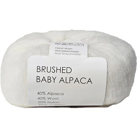 Brushed Baby Alpaca/Merino Garn Hjertegarn Fv 1090 Trygg betalning