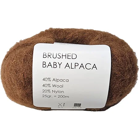 Brushed Baby Alpaca/Merino Garn Hjertegarn Fv 209 Nyhet