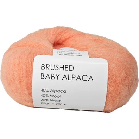 Beställ idag Brushed Baby Alpaca/Merino Garn Hjertegarn Fv 2441