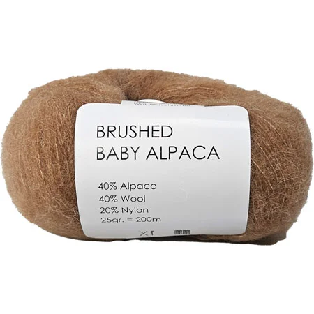 Endast denna vecka Brushed Baby Alpaca/Merino Garn Hjertegarn Fv 206