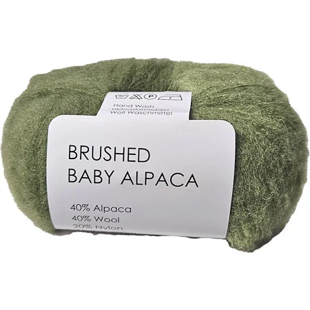 Populärt val Brushed Baby Alpaca/Merino Garn Hjertegarn Fv 1280