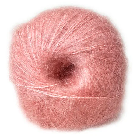 Hjertegarn Silk Kid Mohair Garn – fv 1055 Gammal Rosa Trygg betalning
