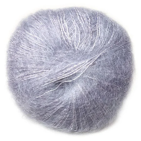 Kampanjpris Hjertegarn Silk Kid Mohair Garn – fv 1048 Ljus Lila