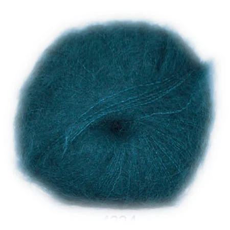 Hjertegarn Silk Kid Mohair Garn – fv 4324 Mörk Petrol Säker betalning