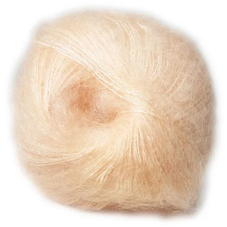 Reapris Hjertegarn Silk Kid Mohair Garn – fv 1019 Ljus Pudder