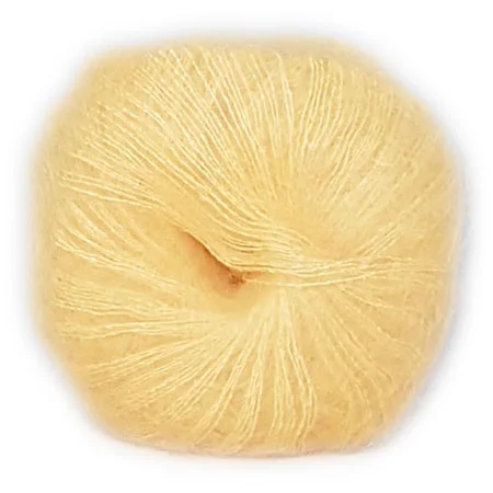 Hjertegarn Silk Kid Mohair Garn – fv 1022 Gul Lägg i varukorgen