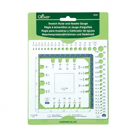 Kampanjpris Clover Virknål / Stickmätare 2-10mm/0-15US