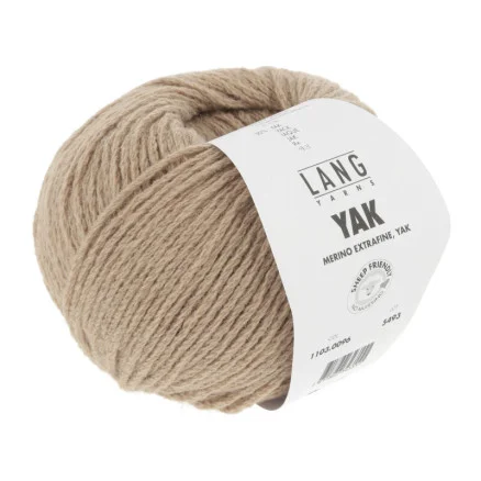 Erbjudande Lang Yarns Garn Yak 96 Sand Melange