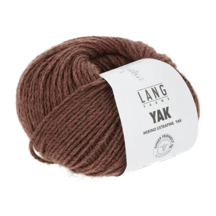 Lang Yarns Garn Yak 62 Vinröd Lägg i varukorgen