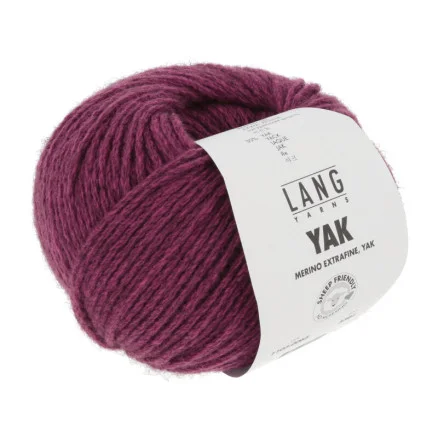 Snabb frakt Lang Yarns Garn Yak 65 Hallon Melange