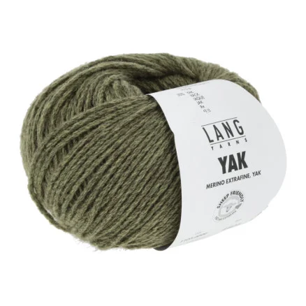 Kundfavorit Long Yarns Garn Yak 99 Oliv