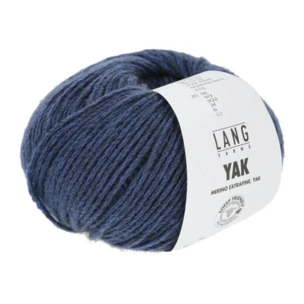 Lågt pris Lang Yarns Garn Yak 06 Blå